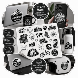 Ready Made Stickerbogen A3